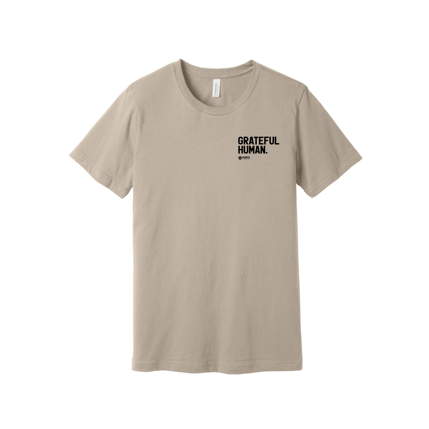 Grateful Human Tee - Left Chest