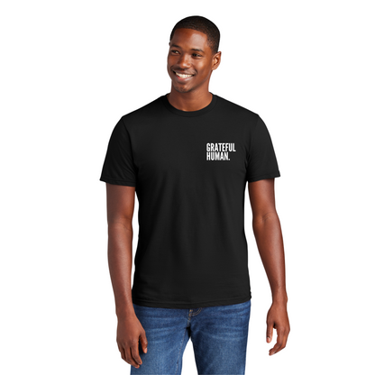 Grateful Human Tee - Left Chest