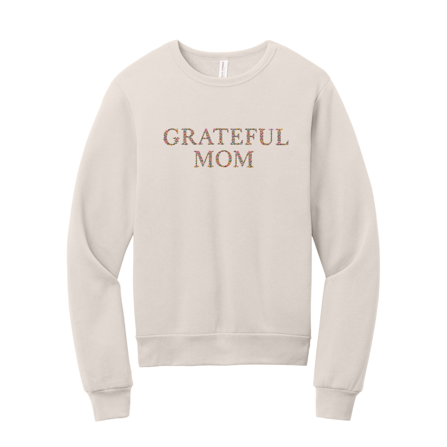 Grateful Mom Embroidered Sweatshirt
