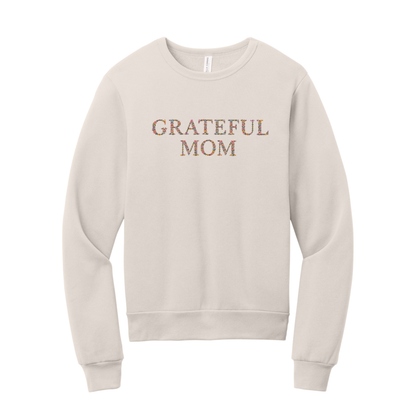 Grateful Mom Embroidered Sweatshirt