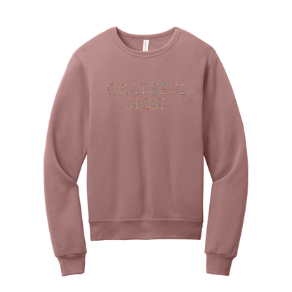 Grateful Mom Embroidered Sweatshirt
