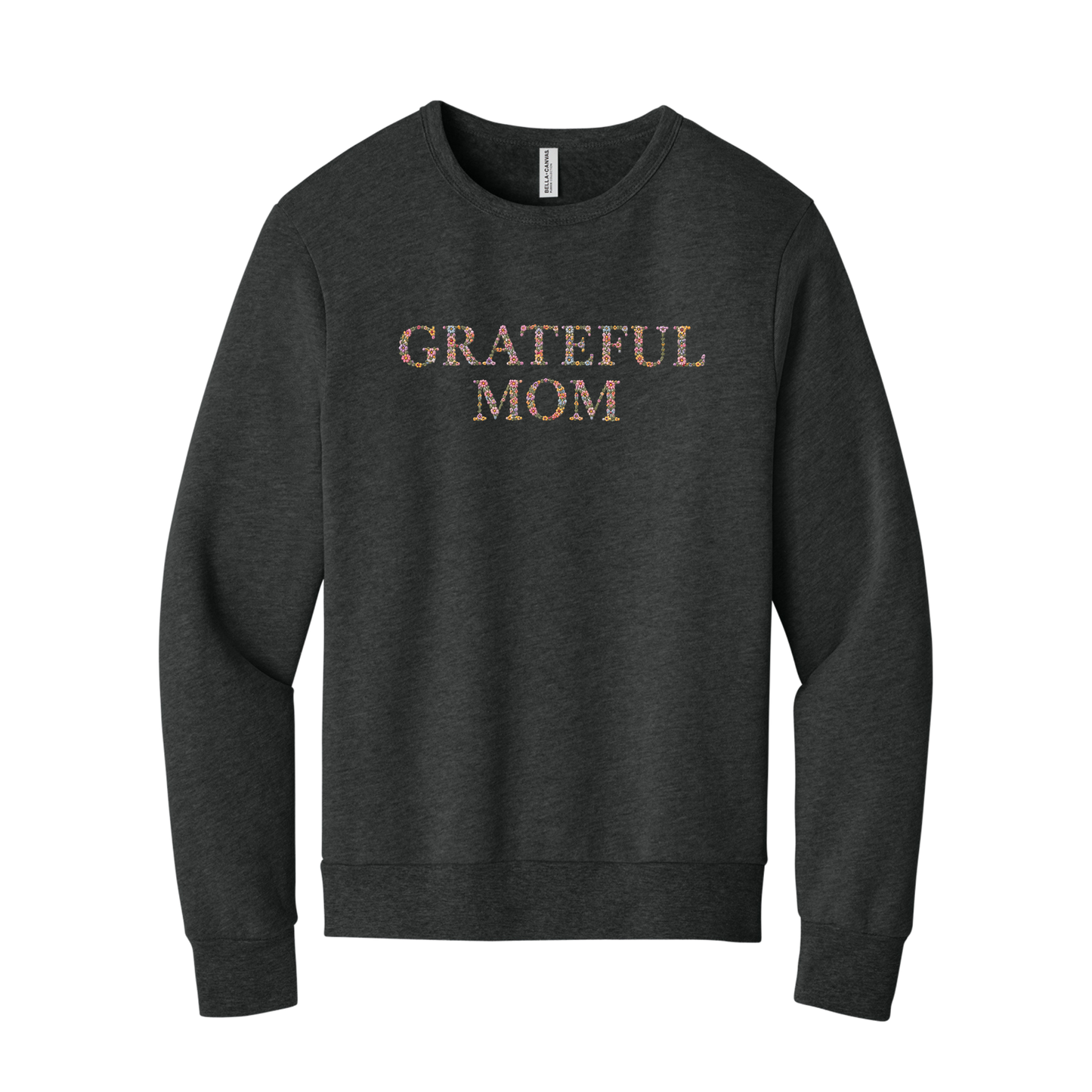 Grateful Mom Embroidered Sweatshirt