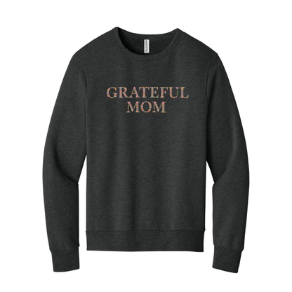 Grateful Mom Embroidered Sweatshirt