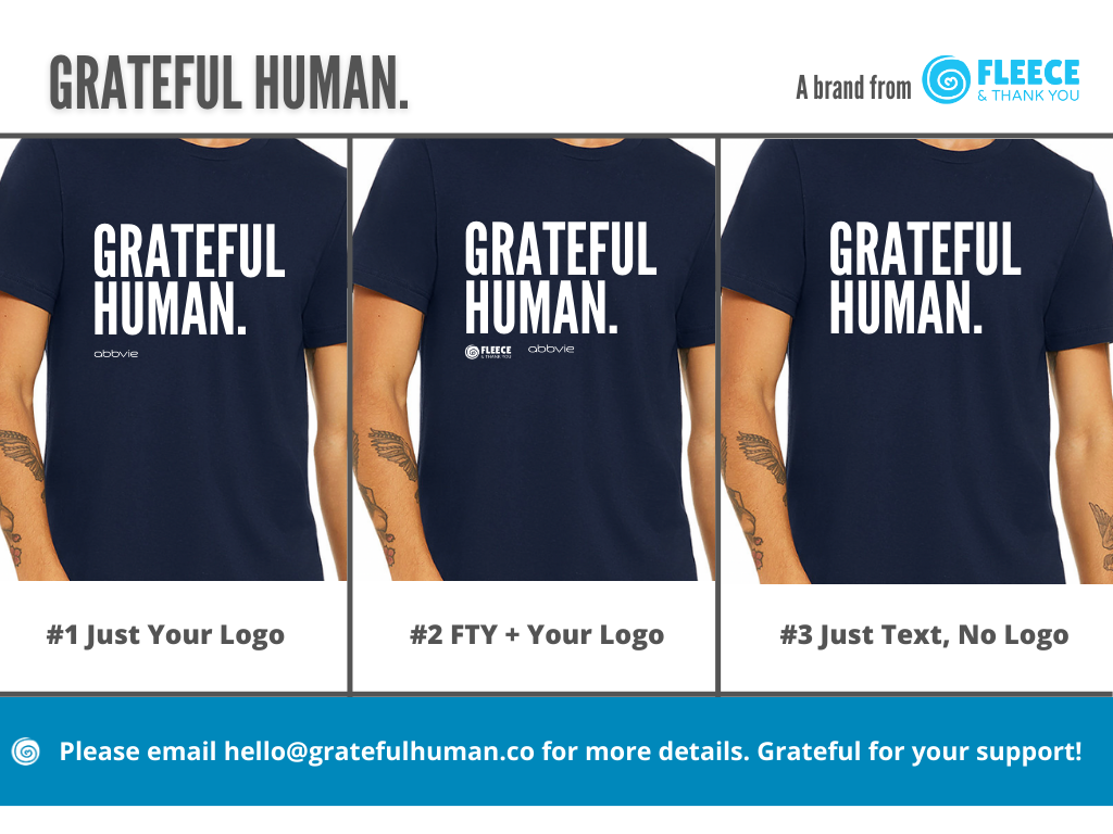 Grateful Human Company Branded Apparel **Contact Us**