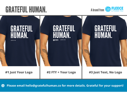 Grateful Human Company Branded Apparel **Contact Us**