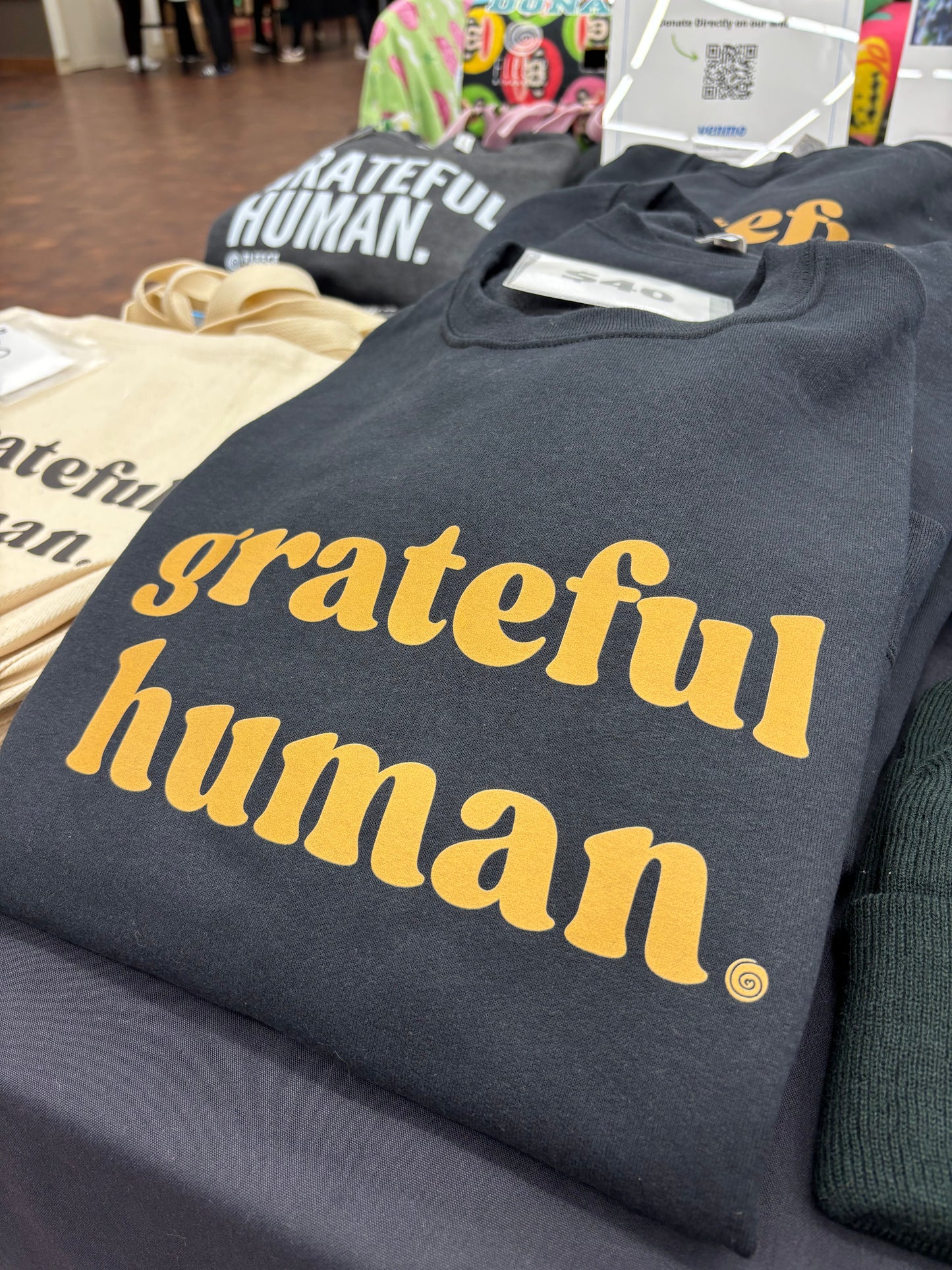 Black & Gold Crewneck