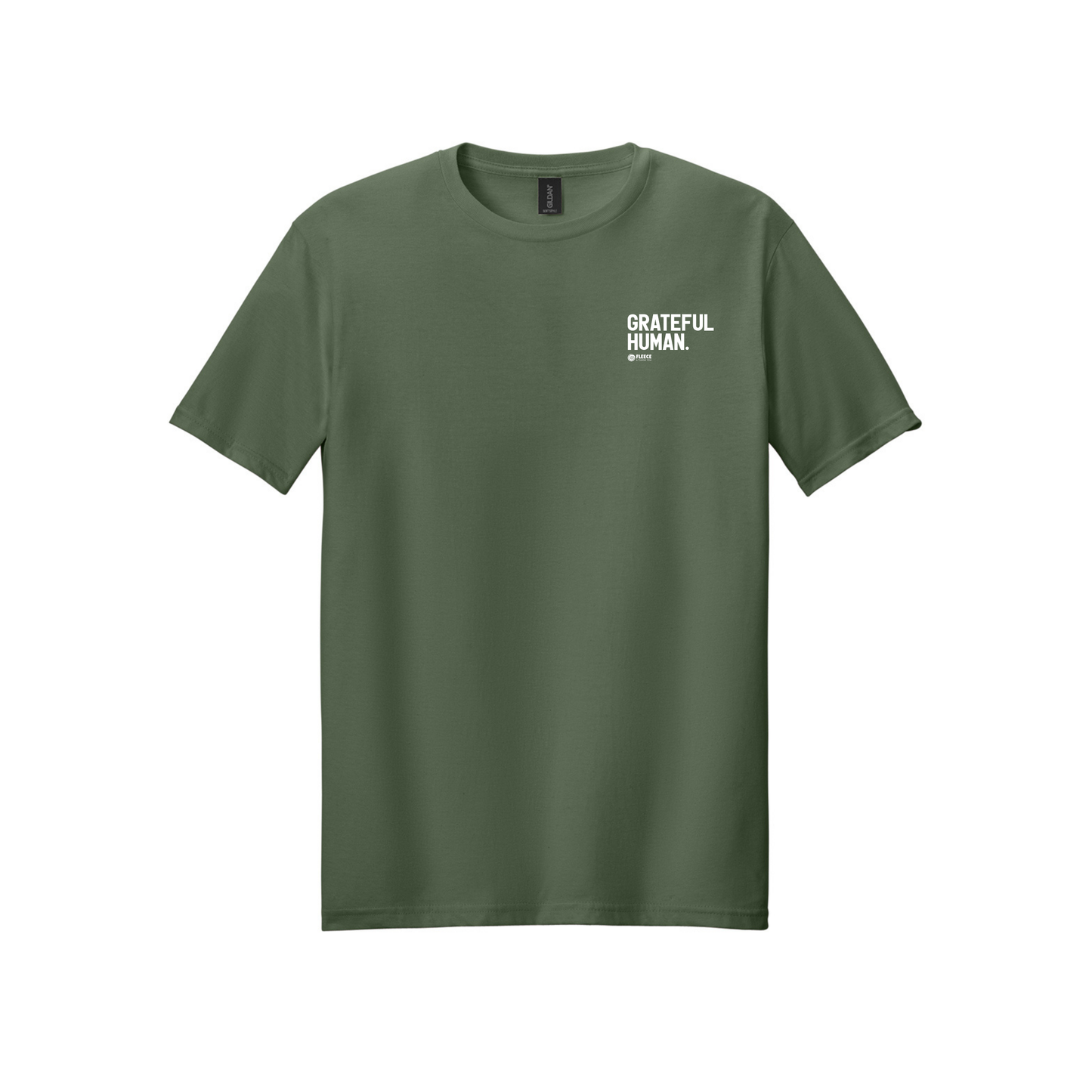 Grateful Human Tee - Left Chest