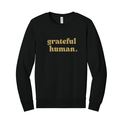 Black & Gold Crewneck