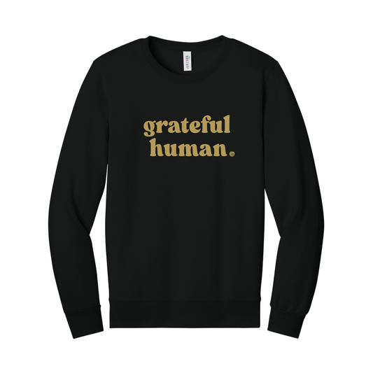 Black & Gold Crewneck
