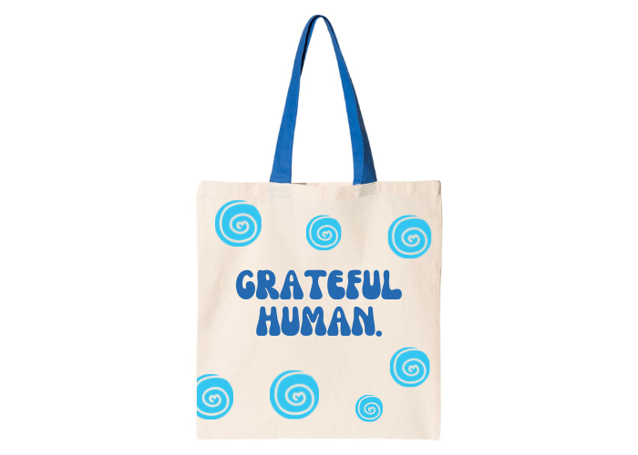 Grateful Human Canvas Tote